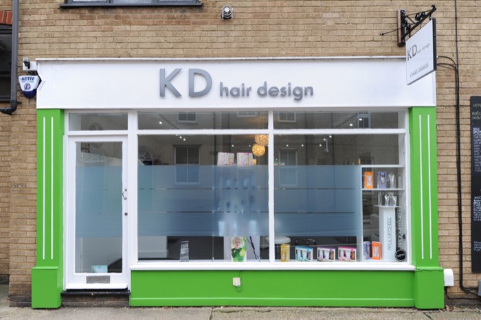 Styling chairs at KD Hair Design, St Ives
